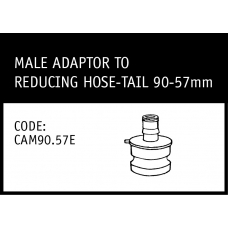 Marley Camlock Male Adaptor to Reducing Hose-Tail 90-57mm - CAM90.57E